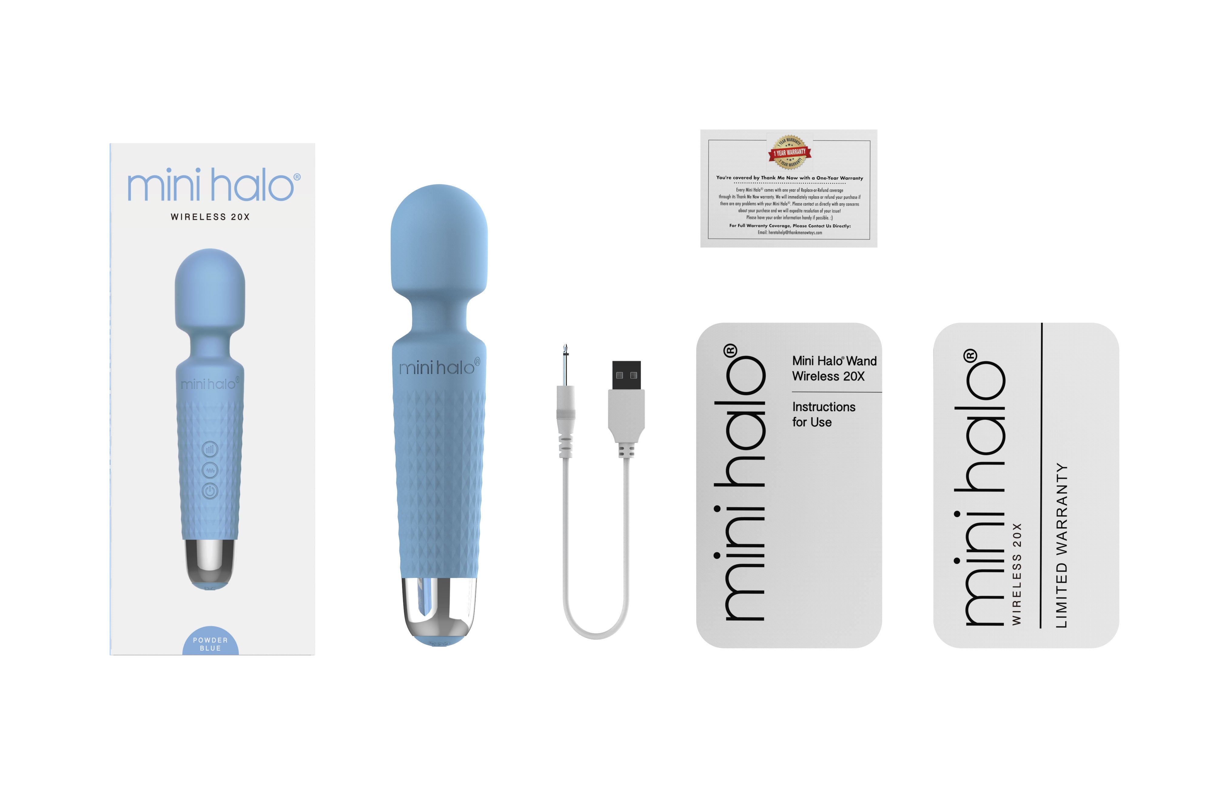 Halo Vibrator w/ 20 vibration patterns