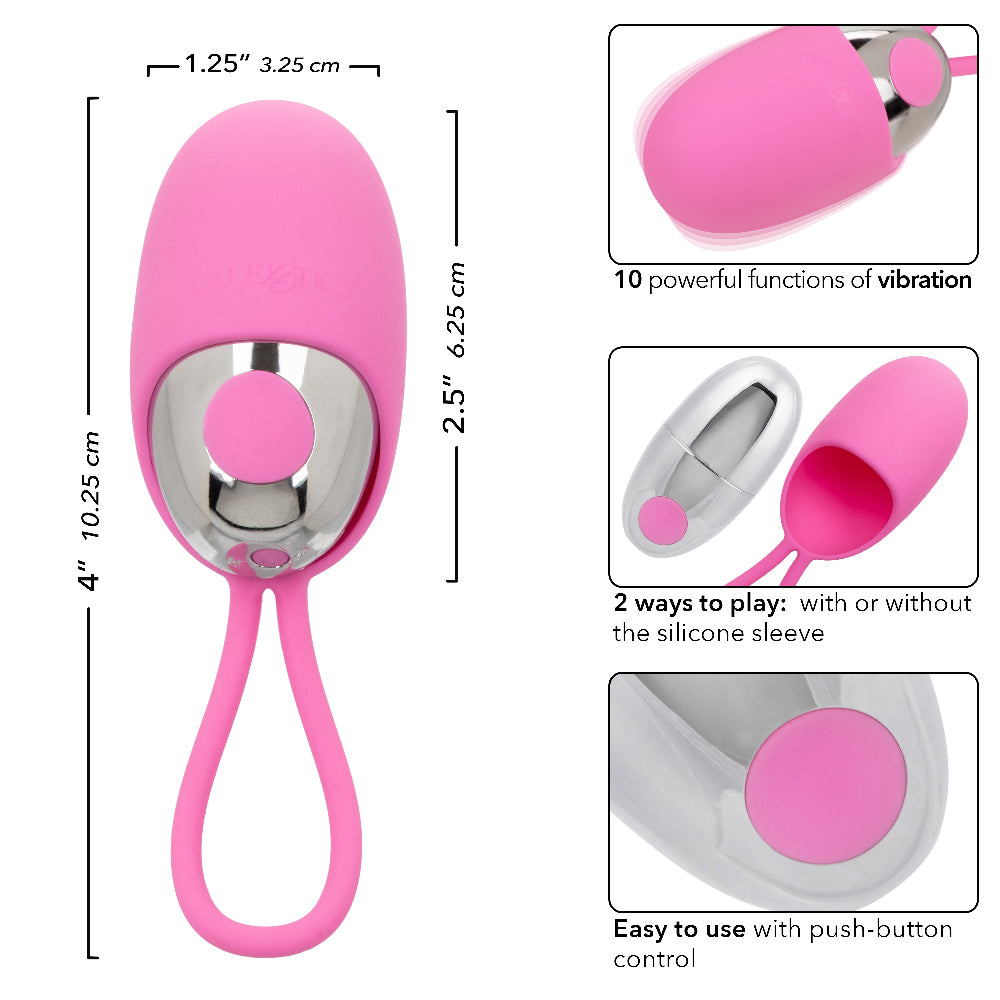 Turbo Buzz Bullet With Removable Silicone Sleeve
