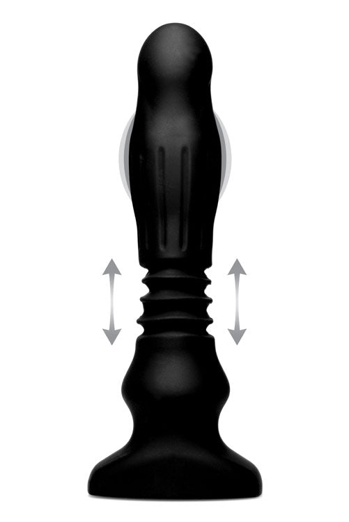 "Silicone Swelling & Thrusting Plug With Remote Control TP-AF949"