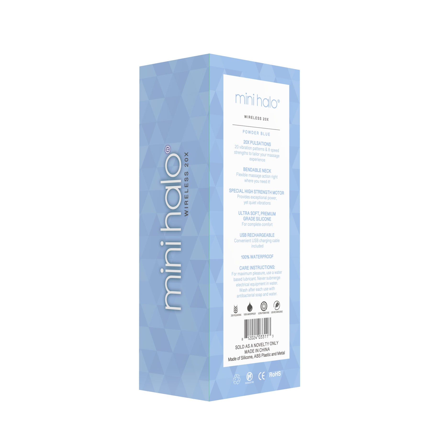 Halo Vibrator w/ 20 vibration patterns