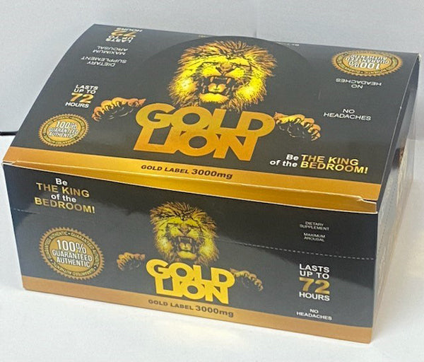 "Gold Lion Liquid Shot 12ct Display CG-GLLIQ"