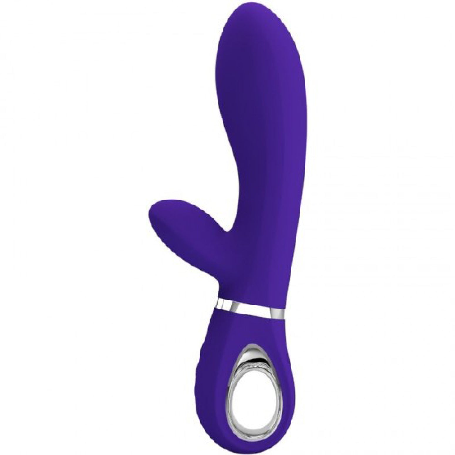 "Thomas Super Soft Silicone Rabbit Vibrator - Purple BI-014621-3"