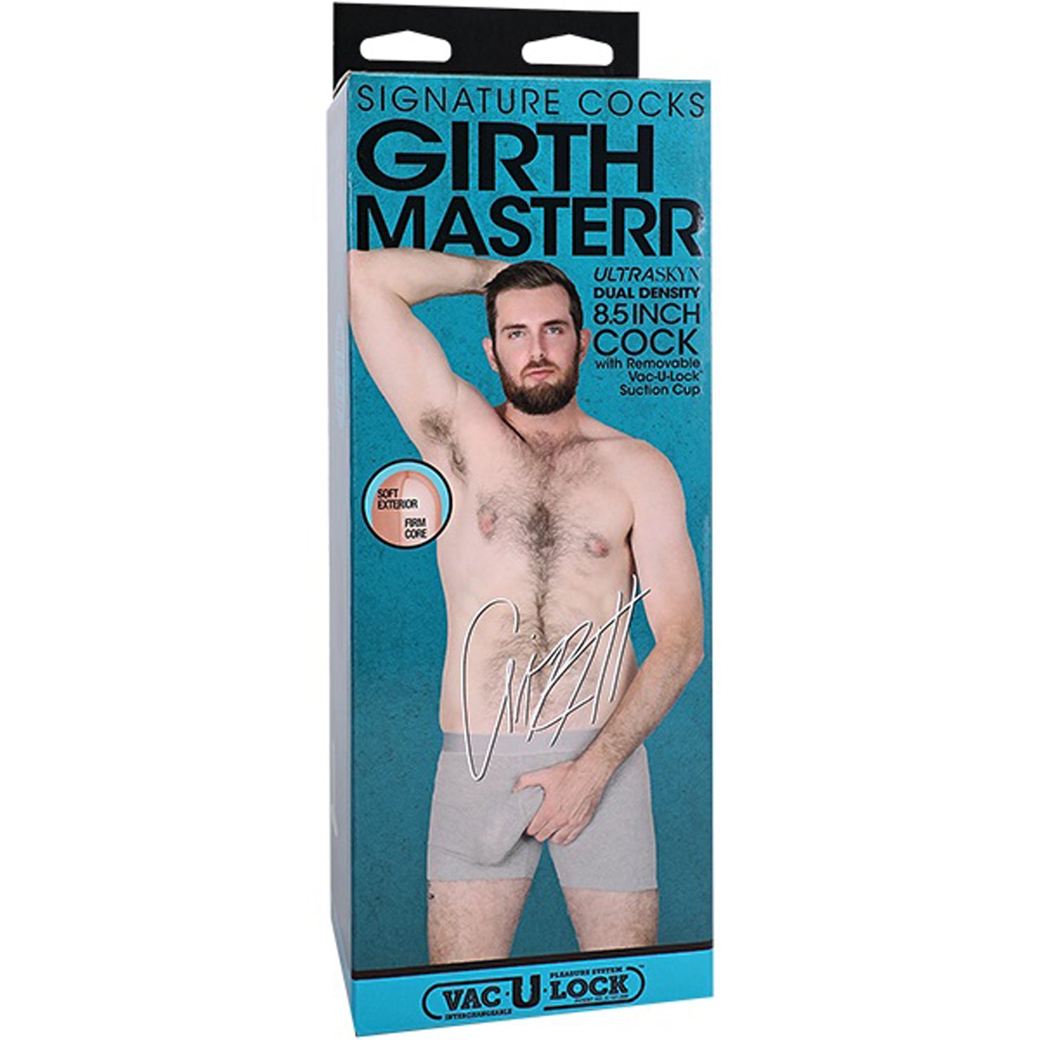 Signature Cocks - Girthmasterr - 8.5" With Removable Vac-U-Lock Suction Cup