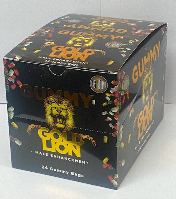 "Gold Lion Gummy 24ct Display CG-GLGM1"