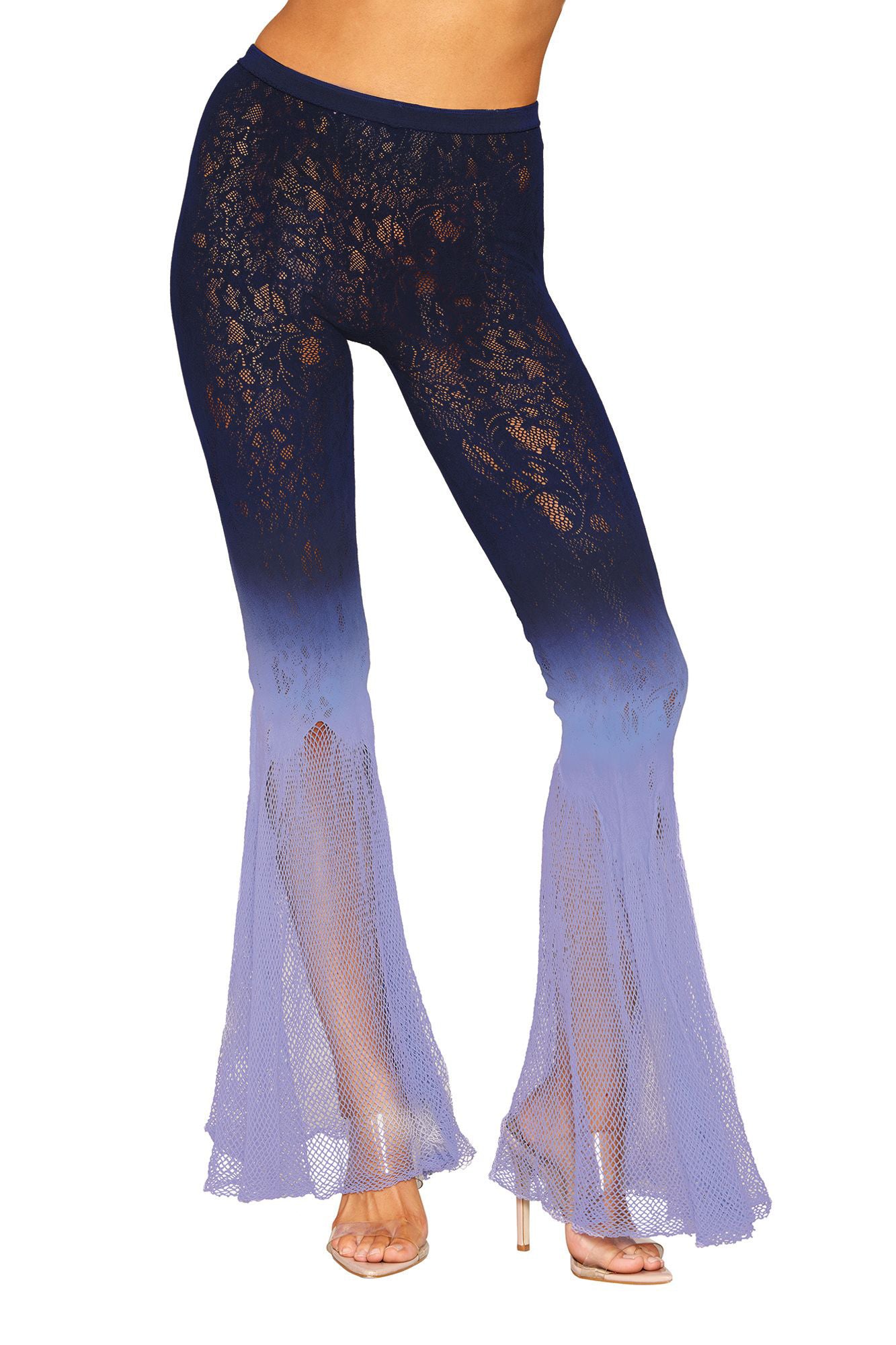 "Flair Leg Pantyhose - One Size - Denim/hydrangea DG-0500DNHYDOS"