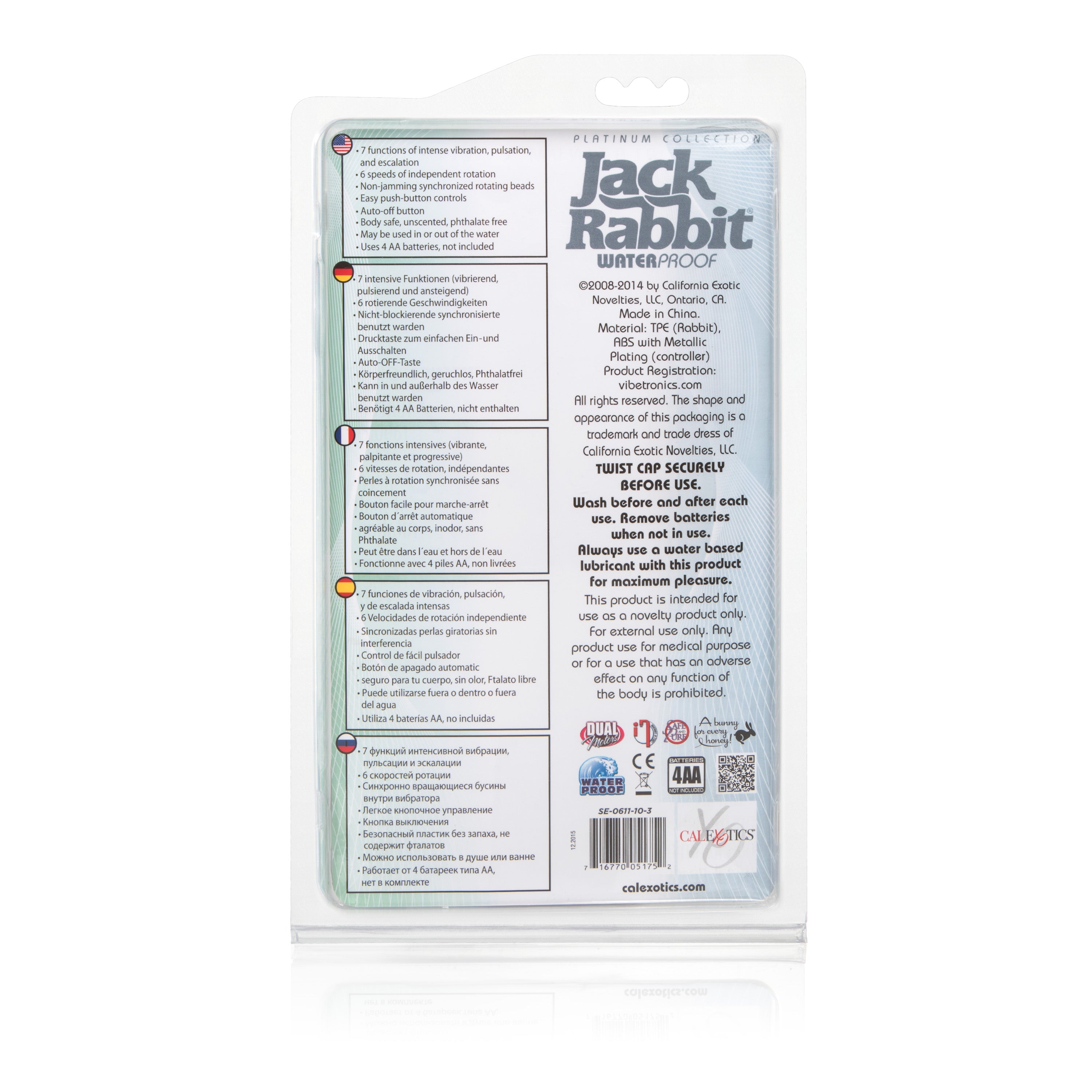 Silver Luxe Dual Thrill Rabbit