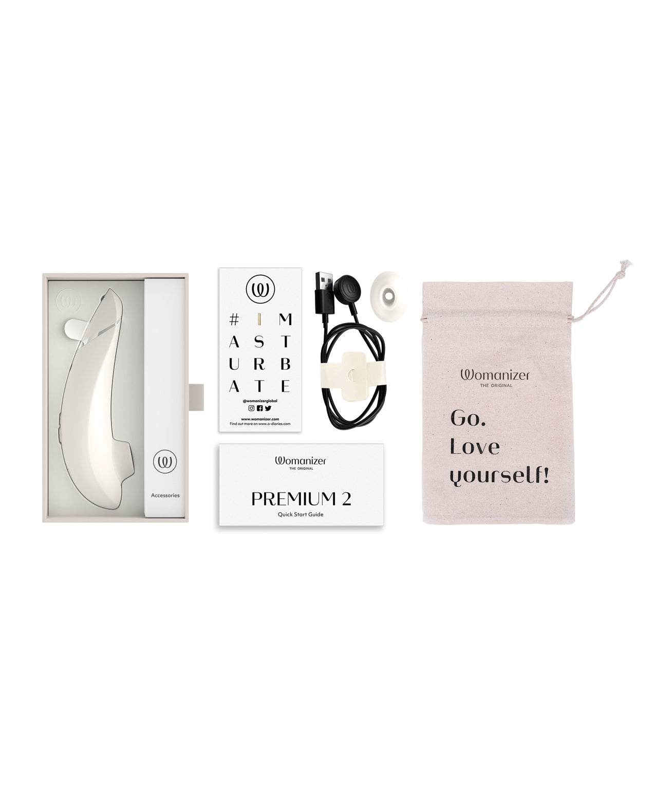 Womanizer Premium 2 Clitoral Suction Stimulator