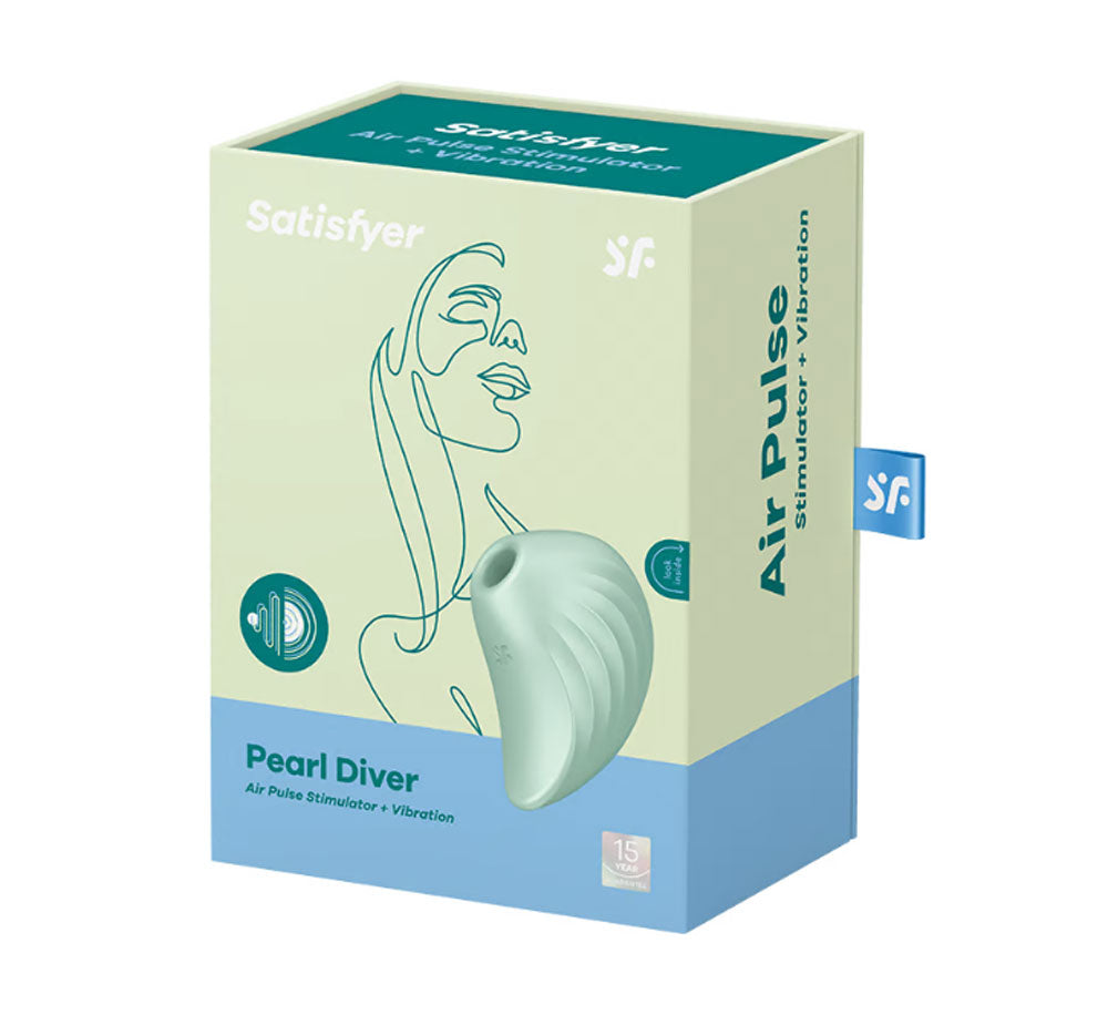 Satisfyer Pear Diver Air Pulse Stimulator Plus Vibration