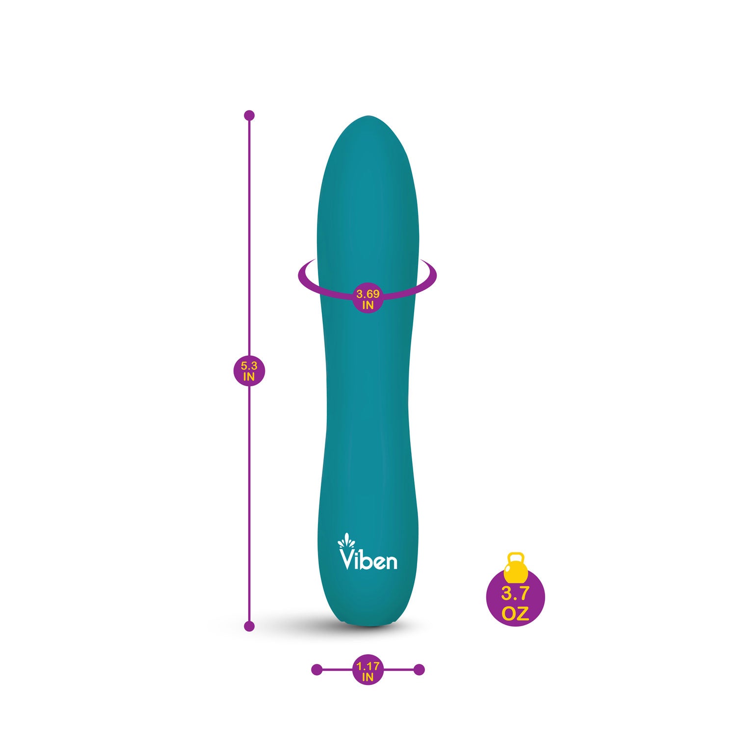 Vivacious - Ocean - Intense 10-Function Bullet