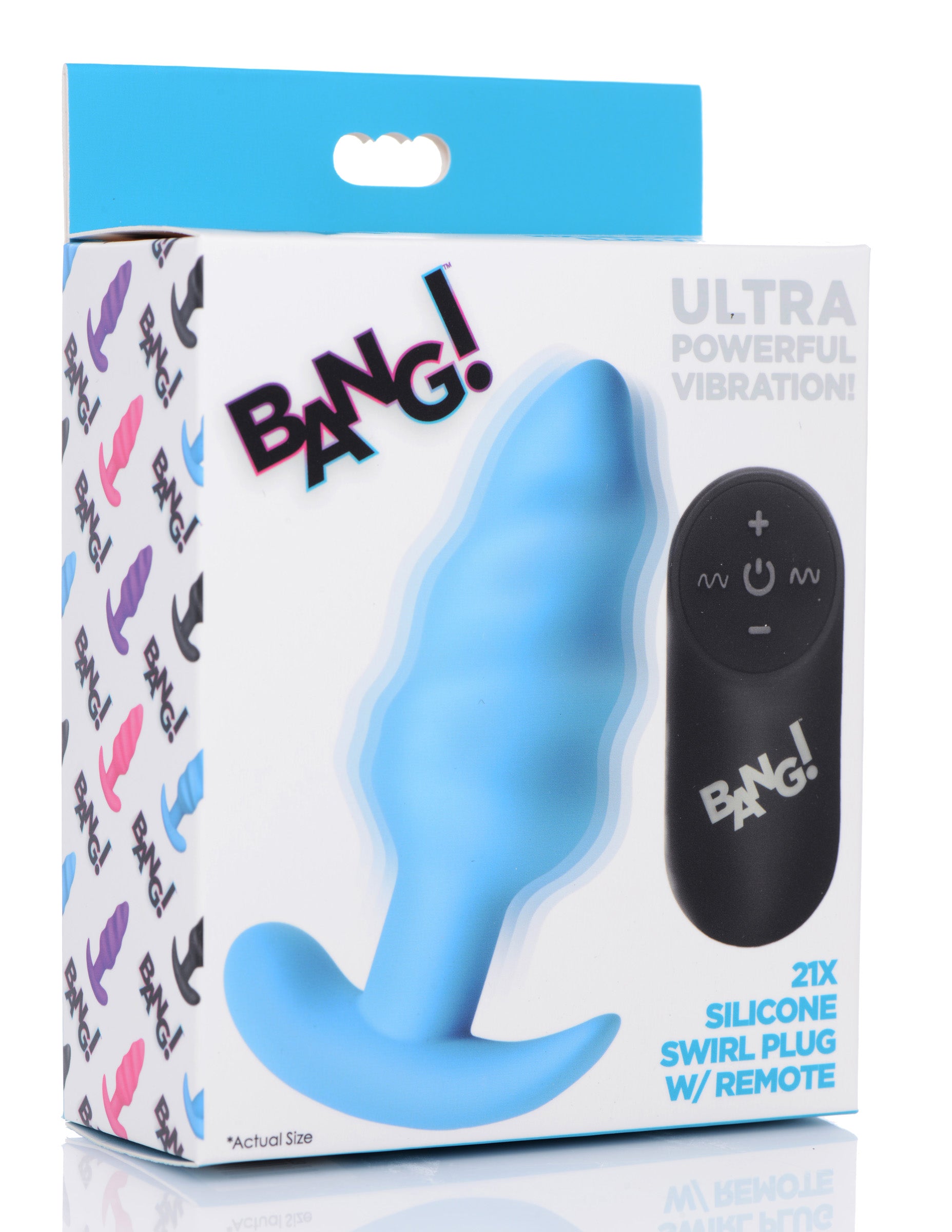 21x Silicone Swirl Plug With Remote