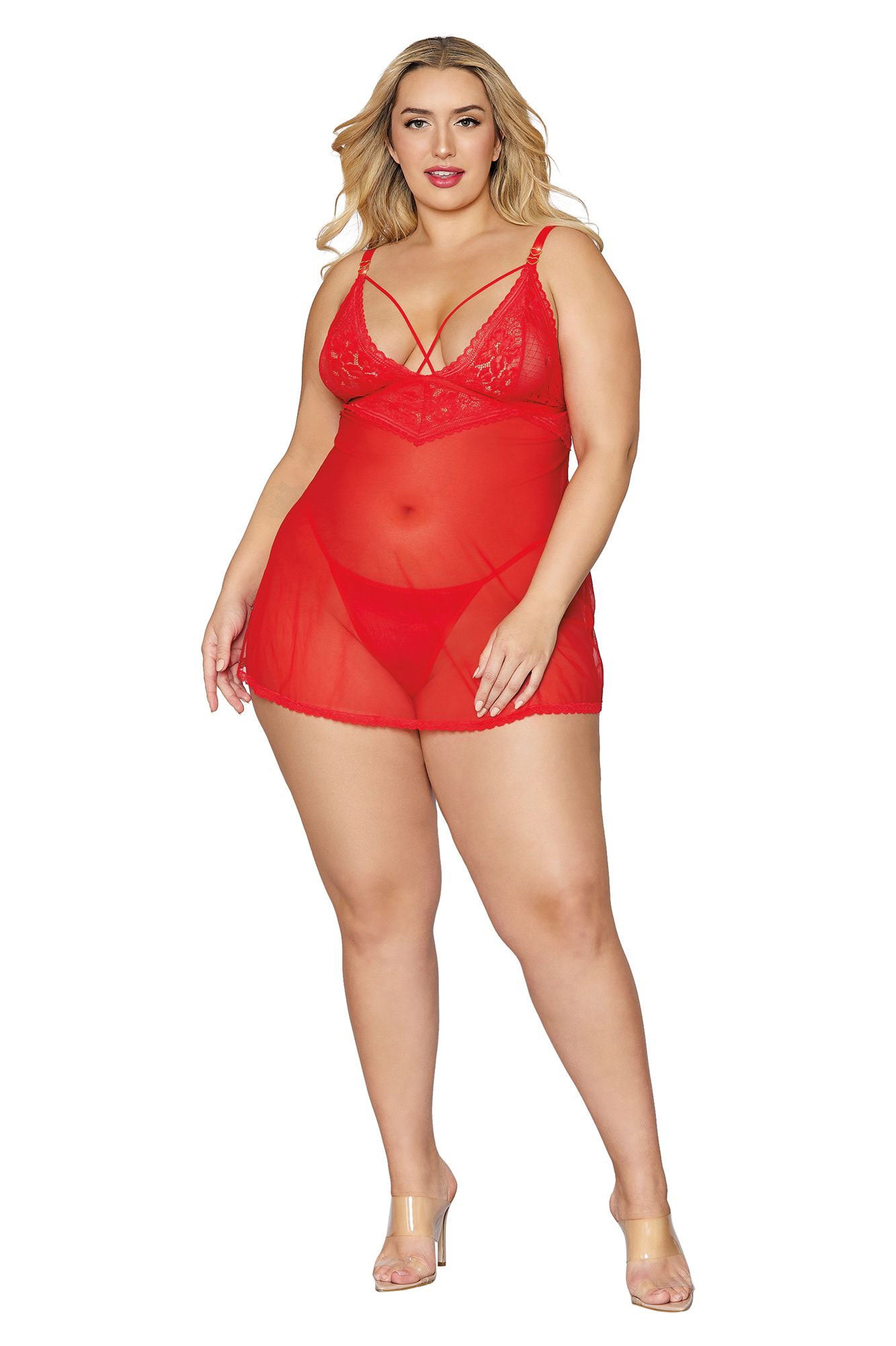 Babydoll and G-String - Queen Size